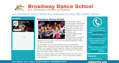 Desktop Screenshot of broadwaydancers.de