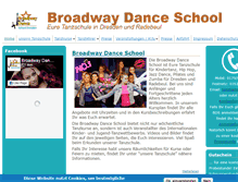 Tablet Screenshot of broadwaydancers.de